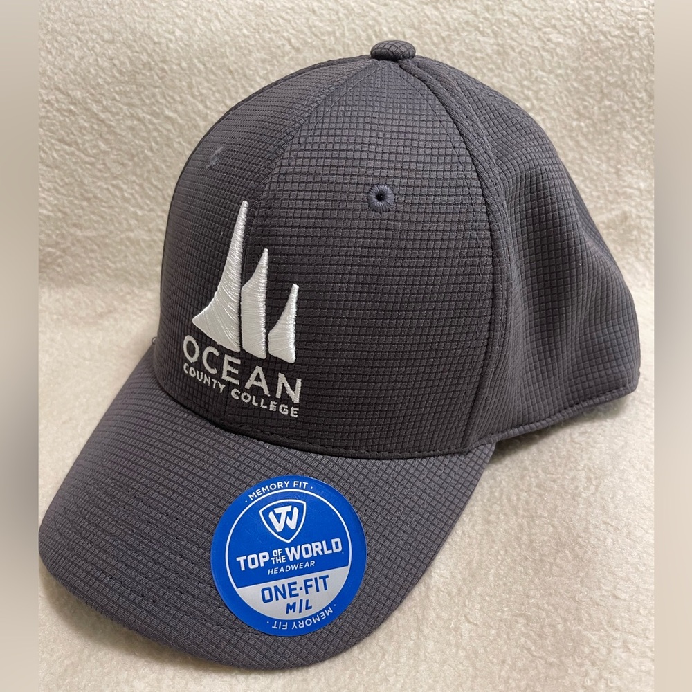 NEW one size Ocean County College gray hat.